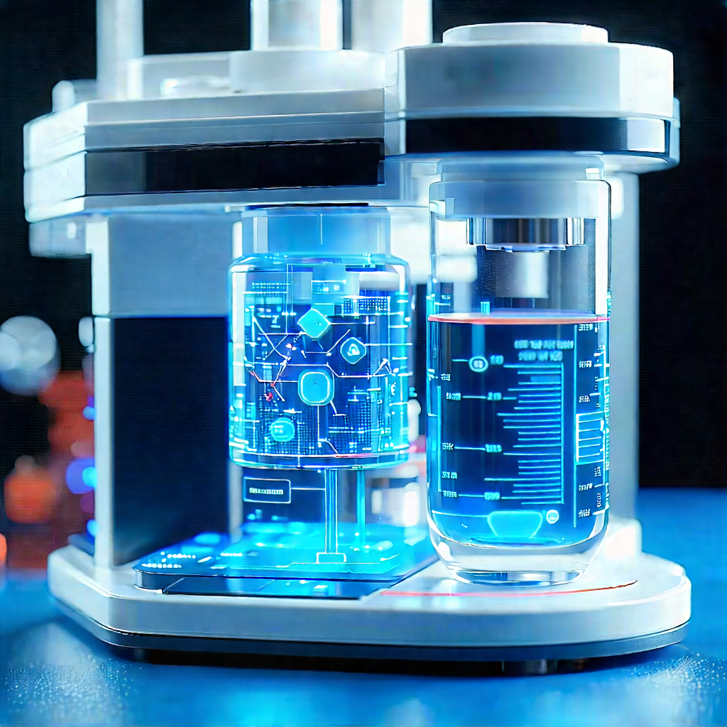 Healthcare technology in (modern:1.32) laboratory