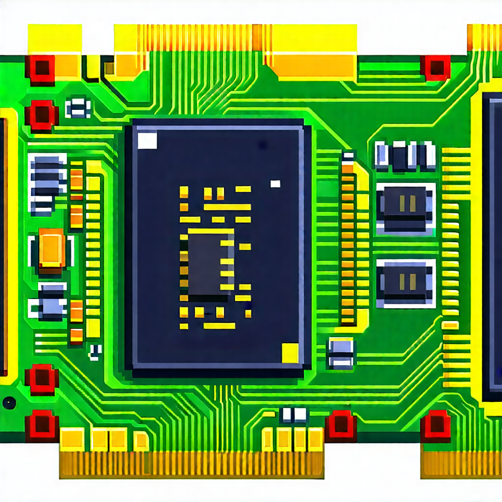 Close-up Of Memory Module With Close-up Computer