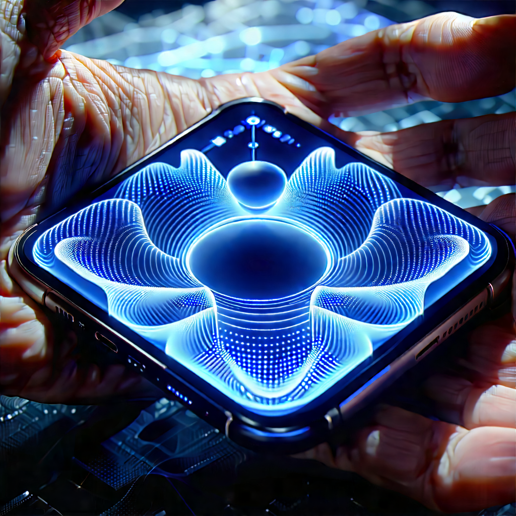 Smartphone with data visualization