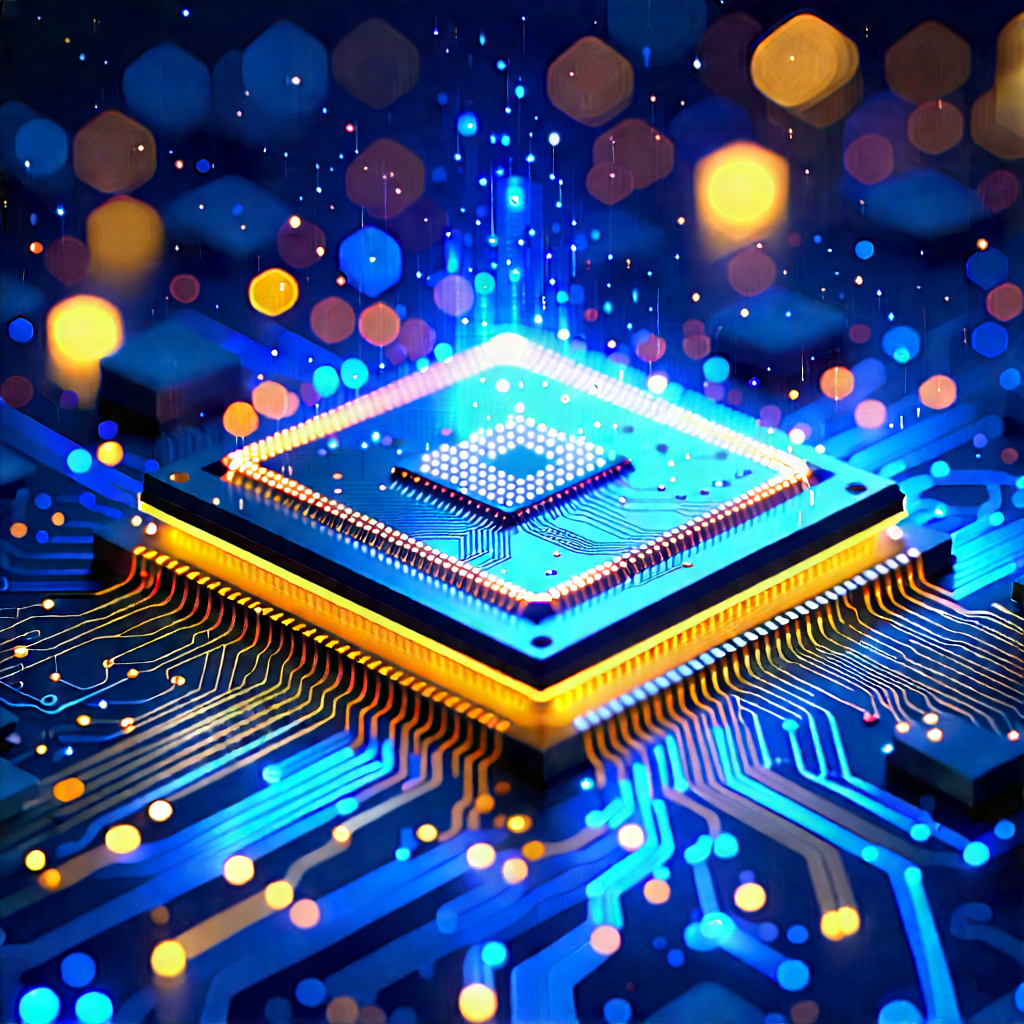 Microchip with data streams