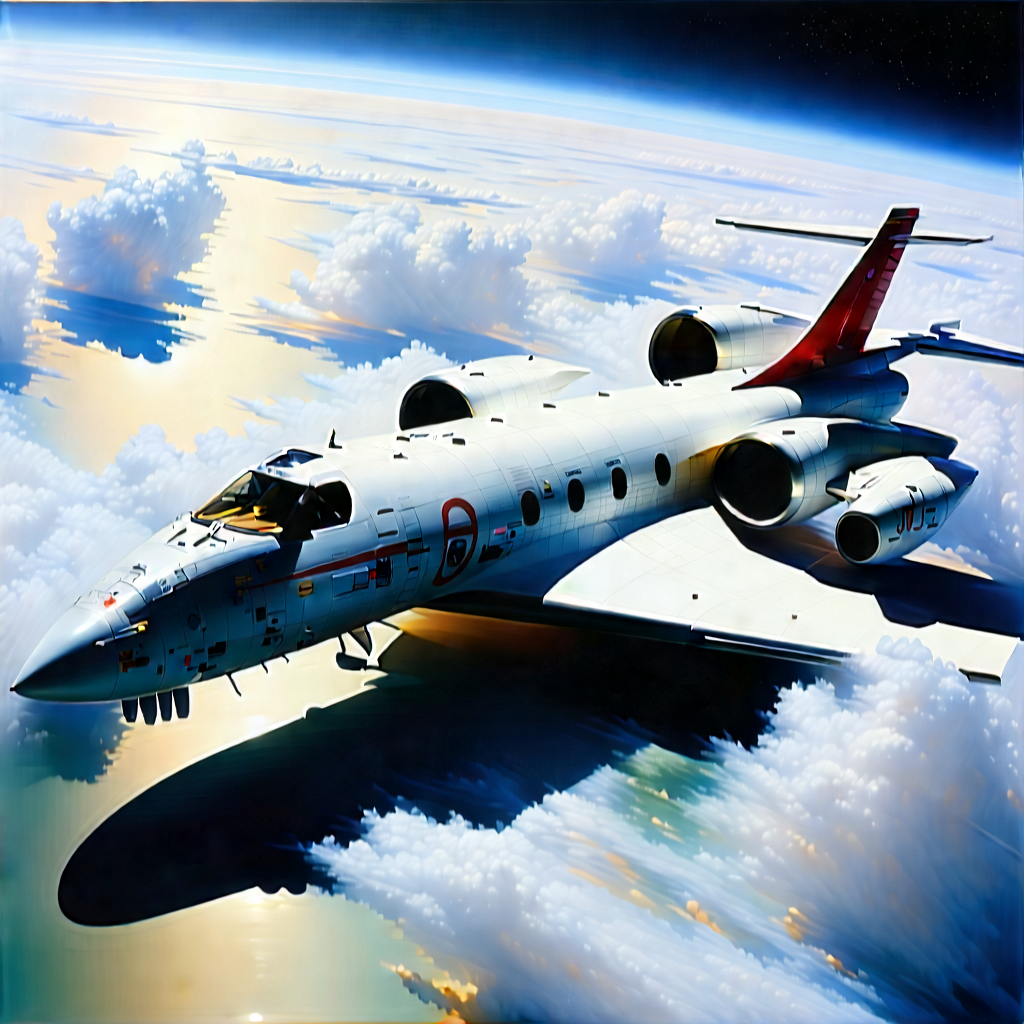 Aerospace Technology In Research Center With Large White