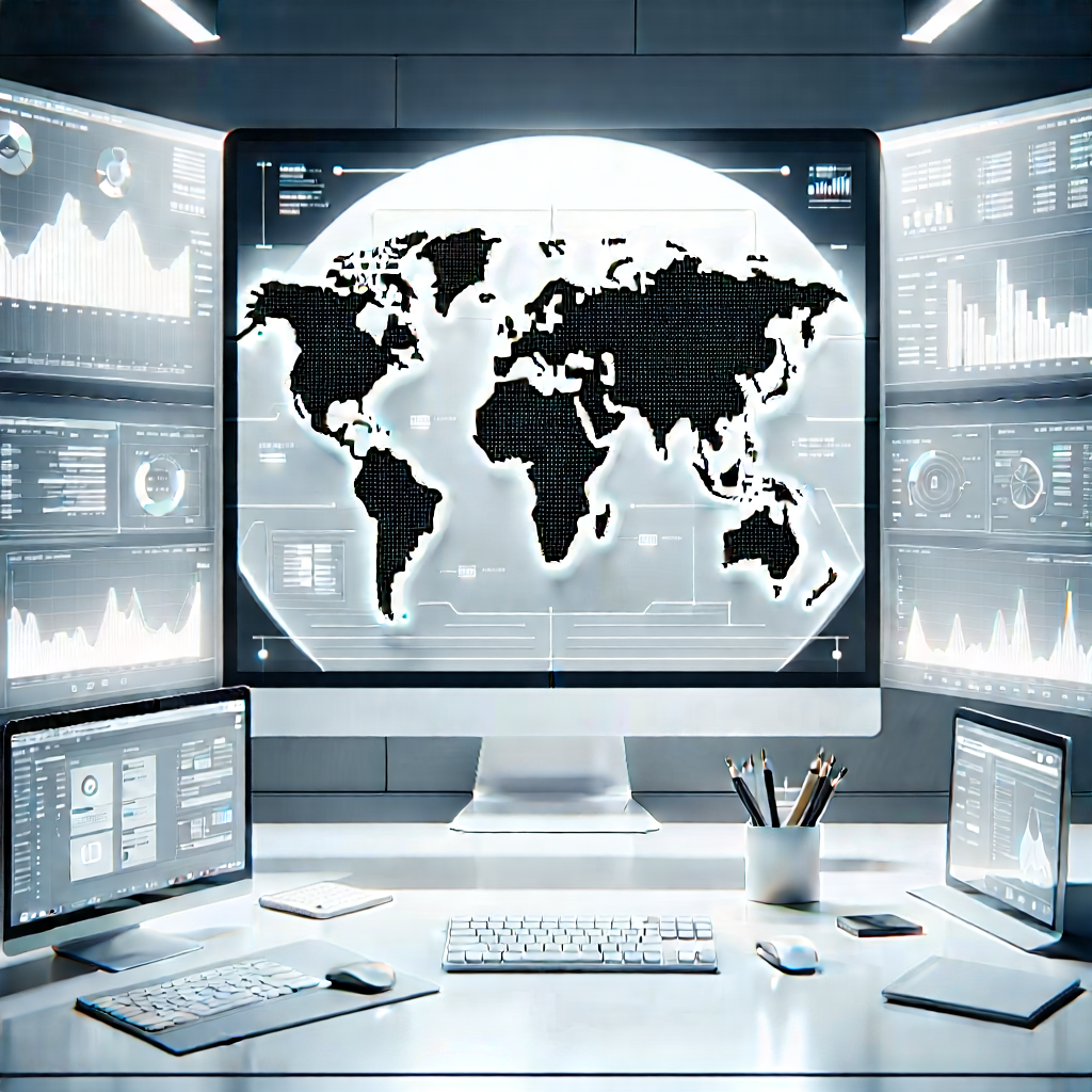 Financial technology in tech office