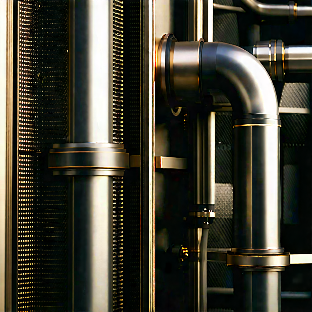 Close-up of cooling system