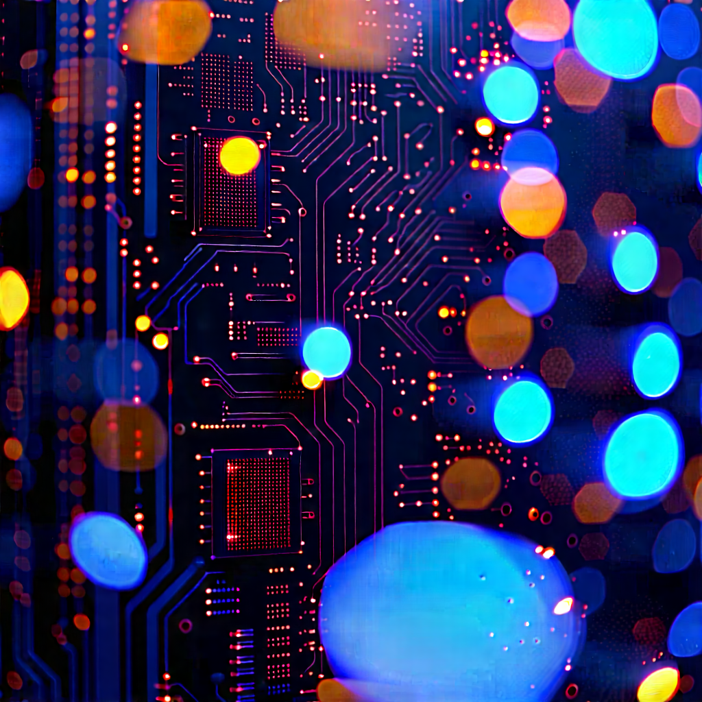 Close-up of sensor array