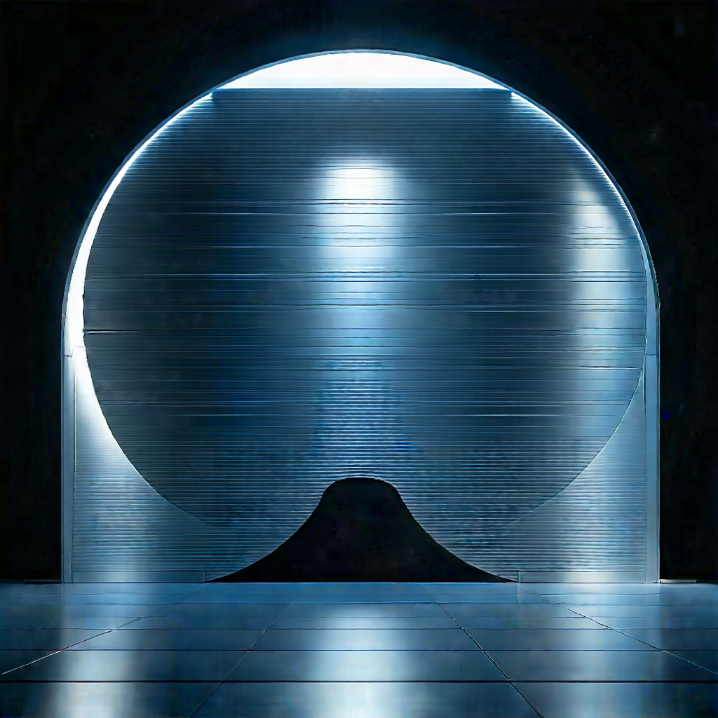 (futuristic:1.23) Research Laboratory With Large, Round,