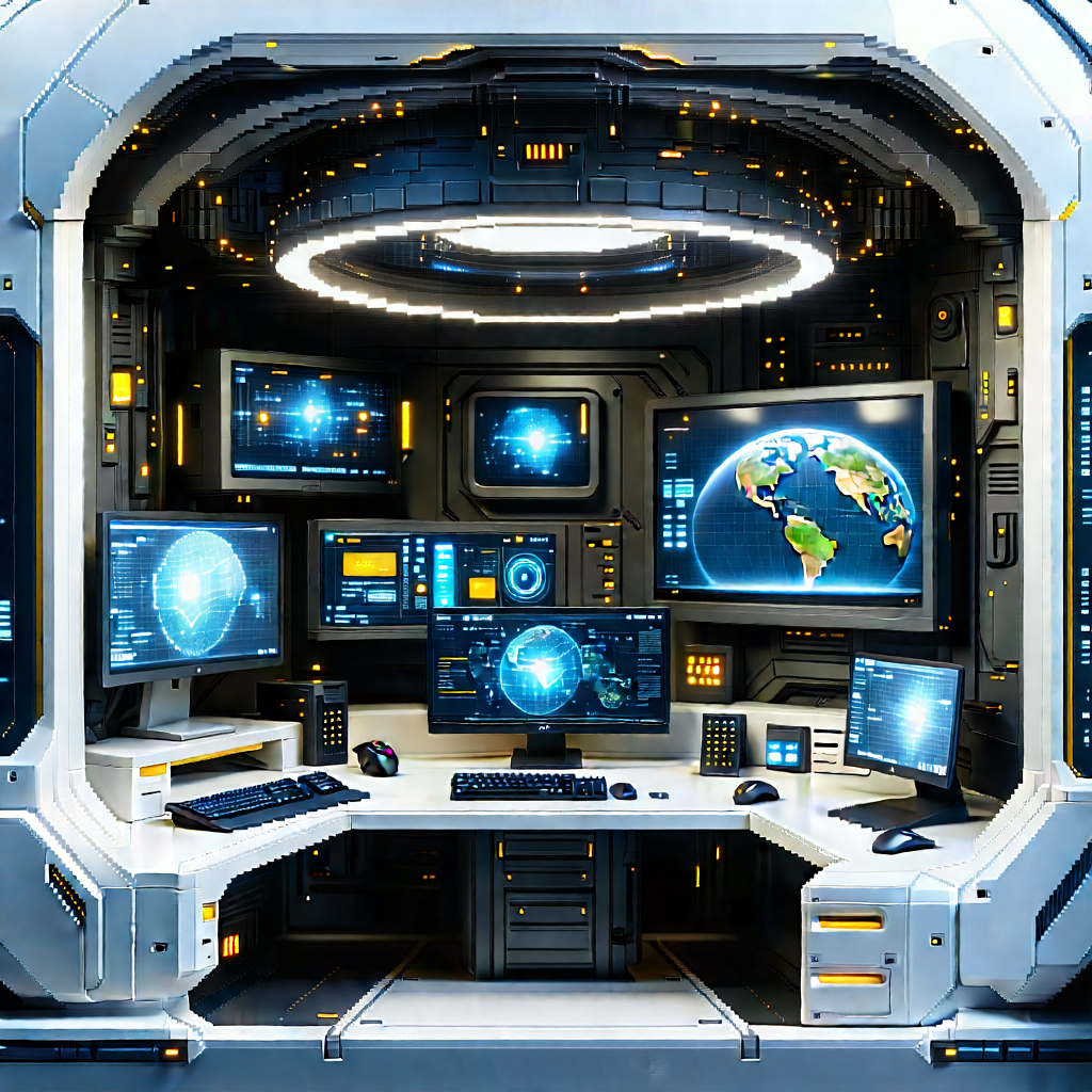 (futuristic:1.3) (digital:1.38) workspace