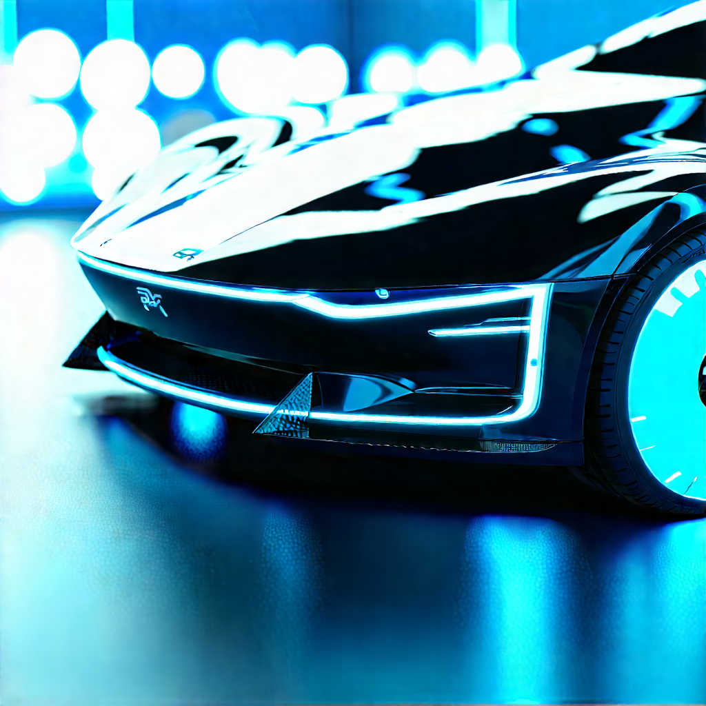 Innovative Electric Vehicle Design With Sleek, Futuristic