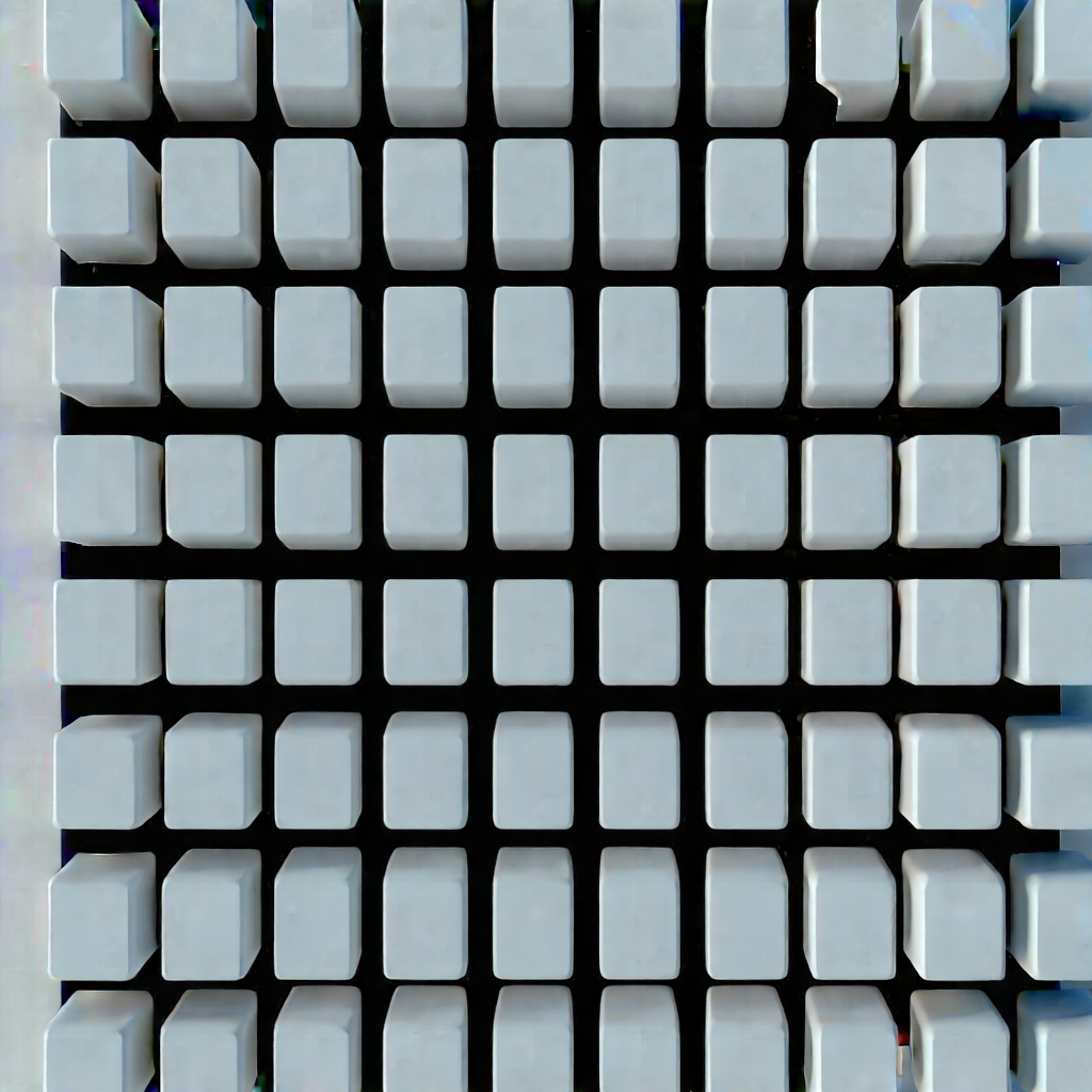 Close-up of sensor array