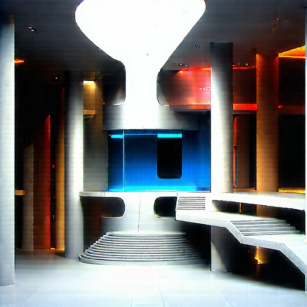 Futuristic Innovation Hub With Large, Modern