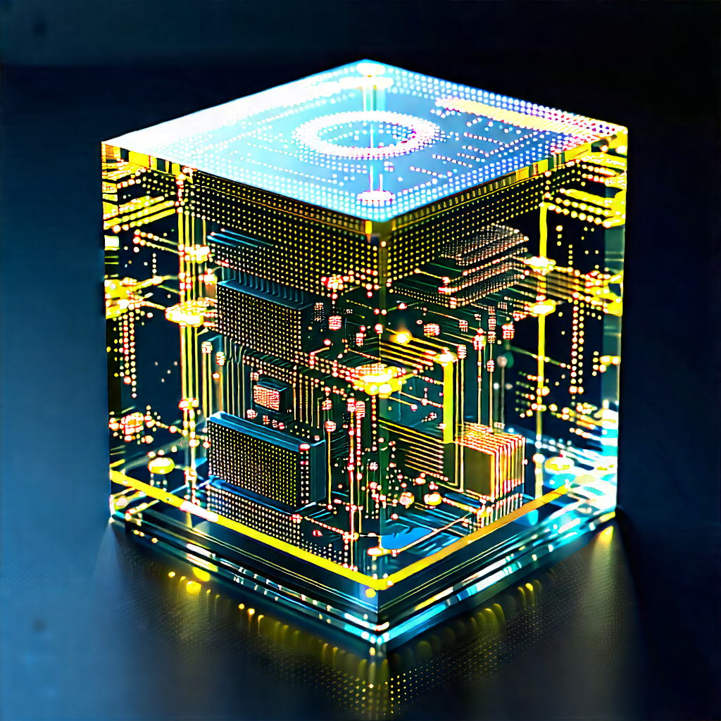 Quantum computer with digital particles