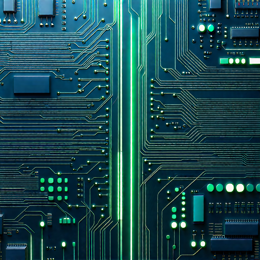 Circuit board with data streams