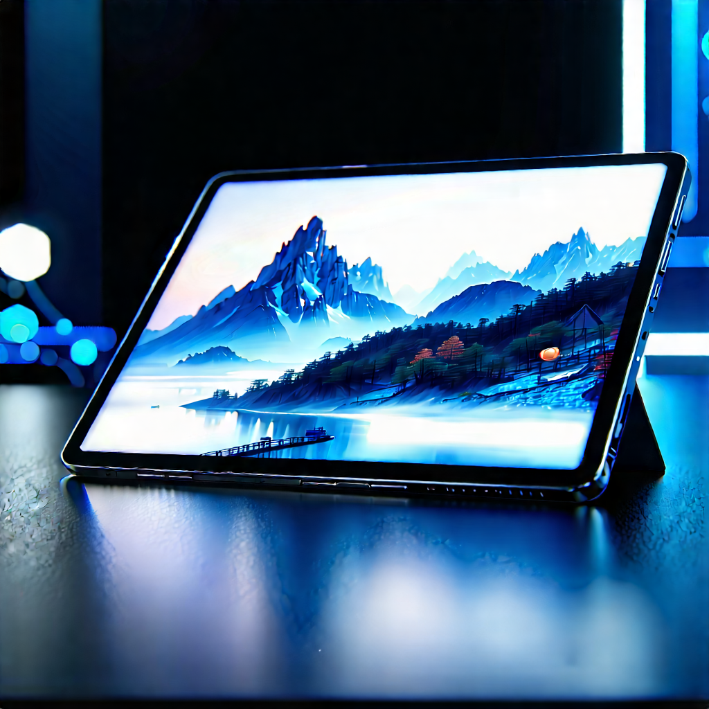 Tablet With Holographic Display With Tablet Computer