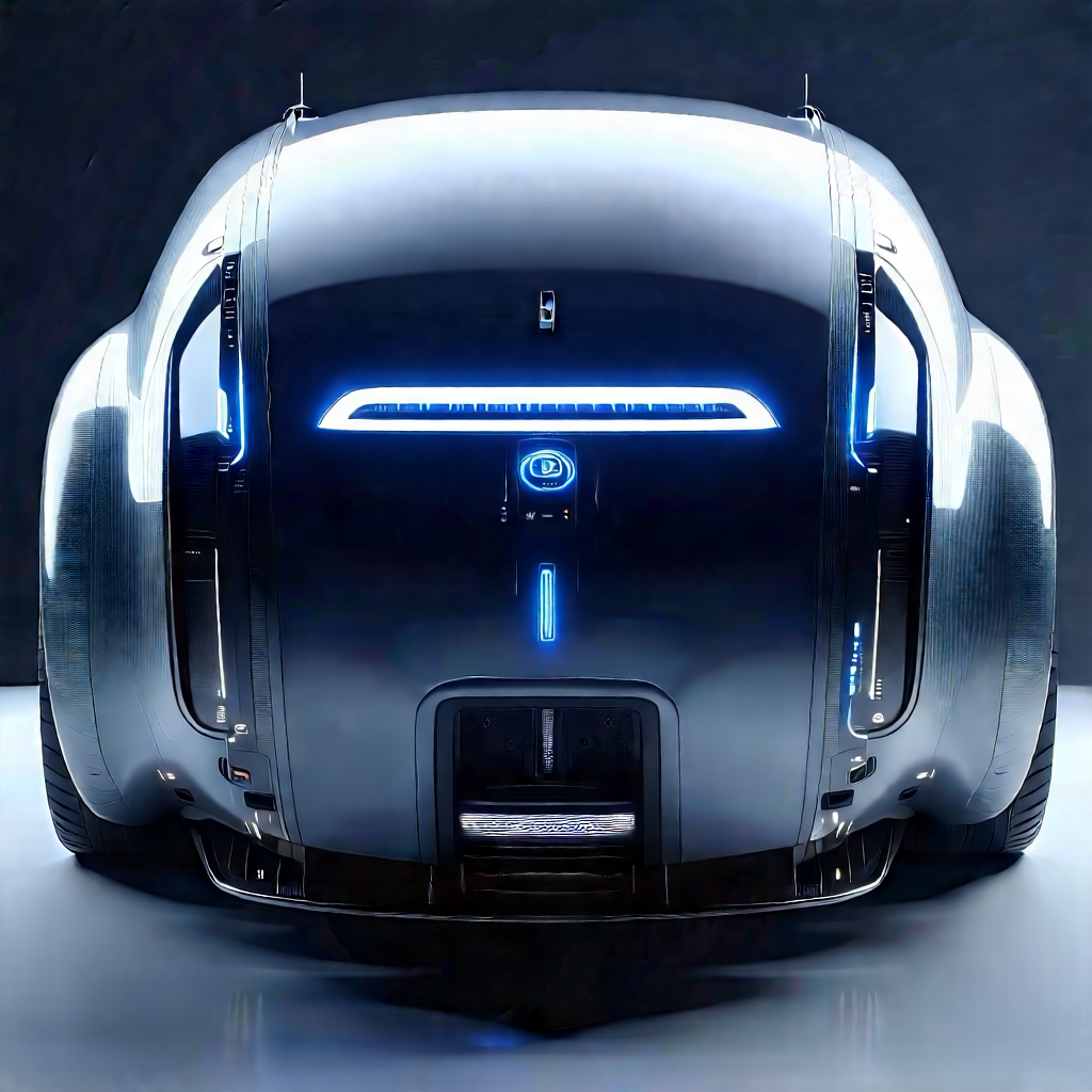 Innovative Electric Vehicle Design With Shown Dark