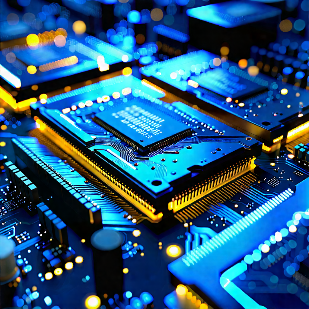 Close-up of memory module