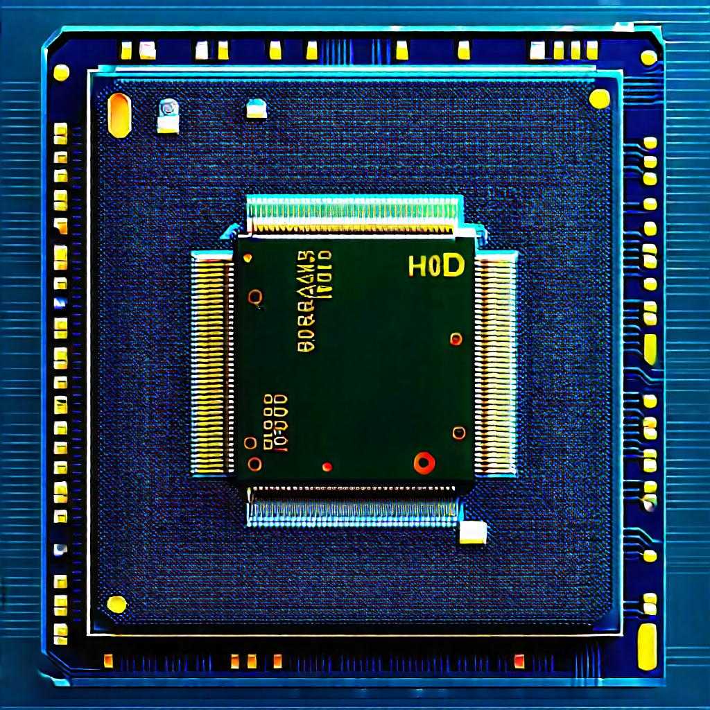 Microchip with digital particles