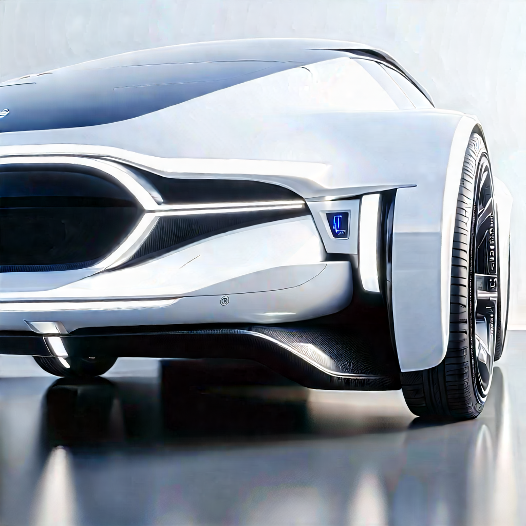 Innovative Electric Vehicle Design With Futuristic Sleek