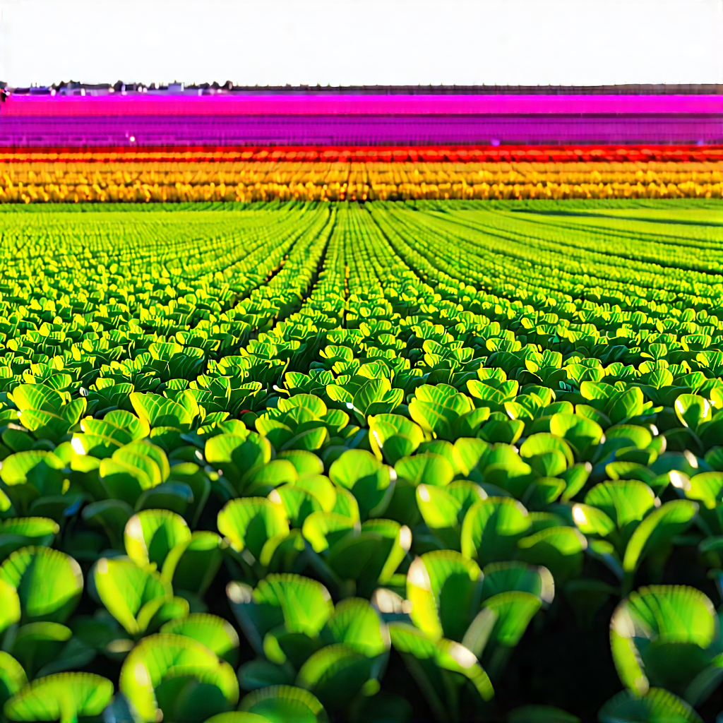 Agricultural Technology In Research Center With Large Field