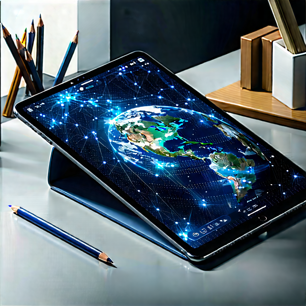 Tablet With Streaming Content With Tablet Computer