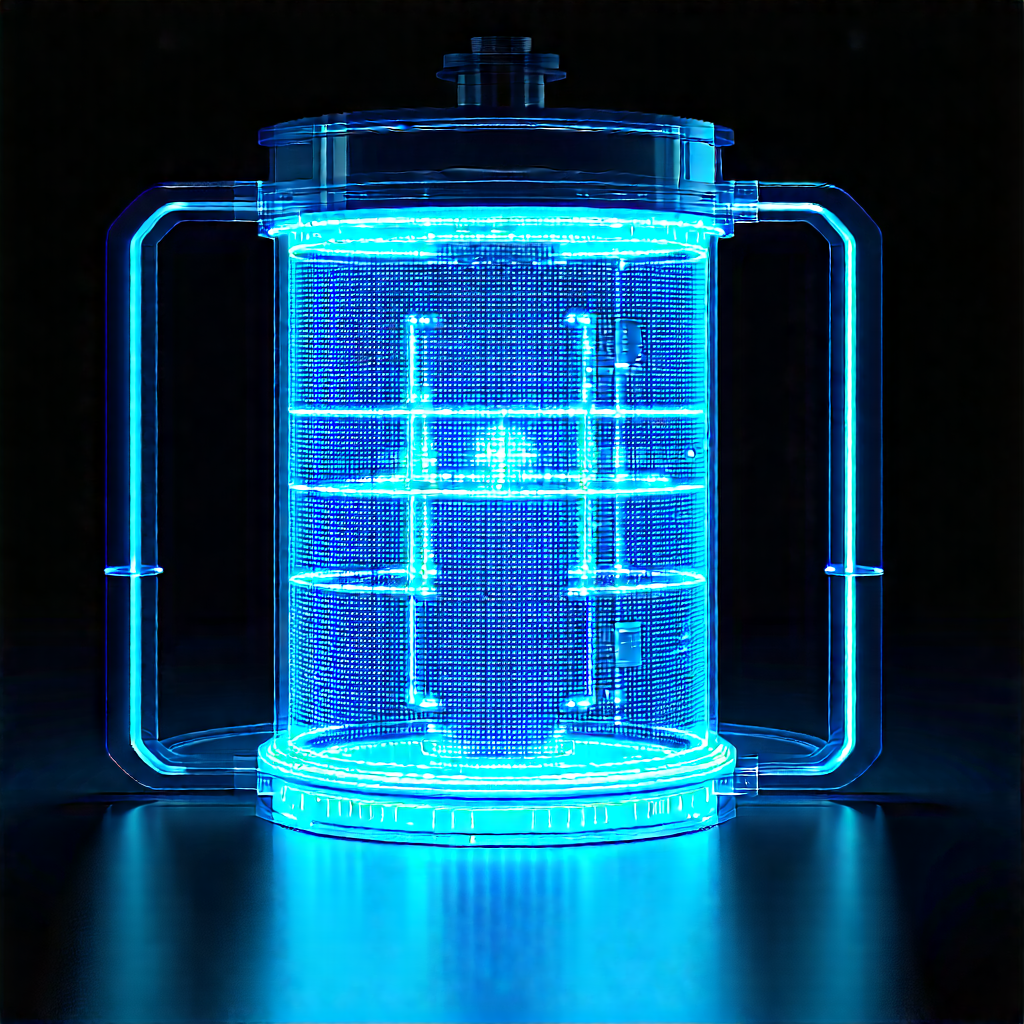 Healthcare Technology In Tech Office With Blue Clear
