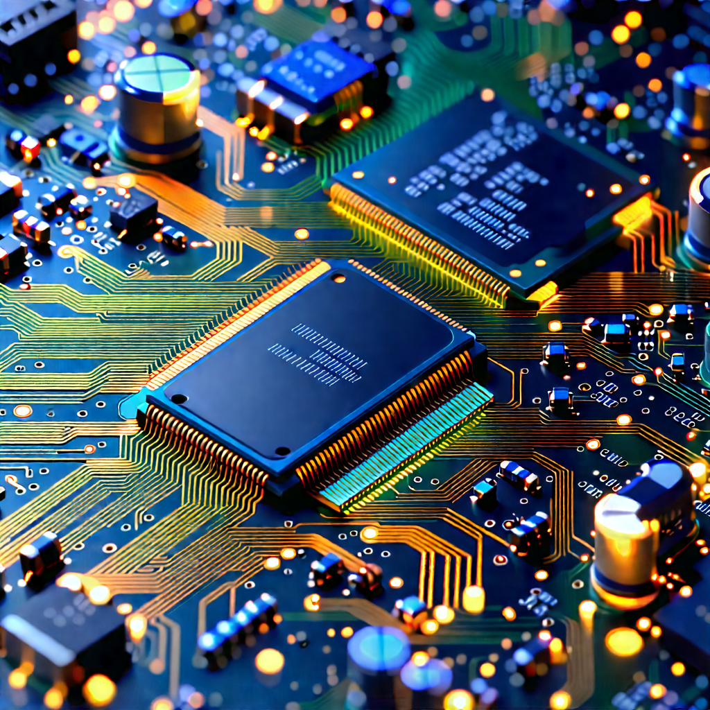 Circuit board with digital particles