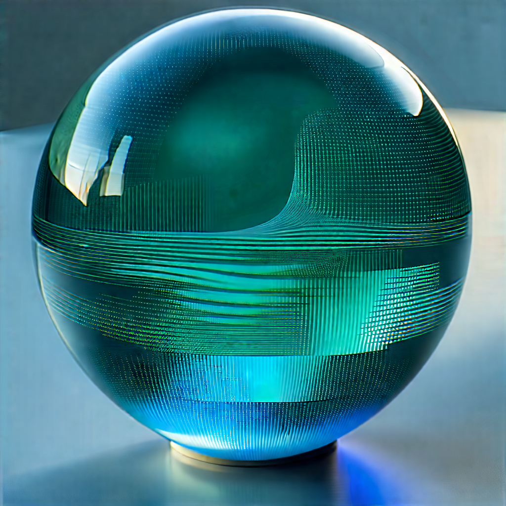 Machine Learning Visualization With Large Blue