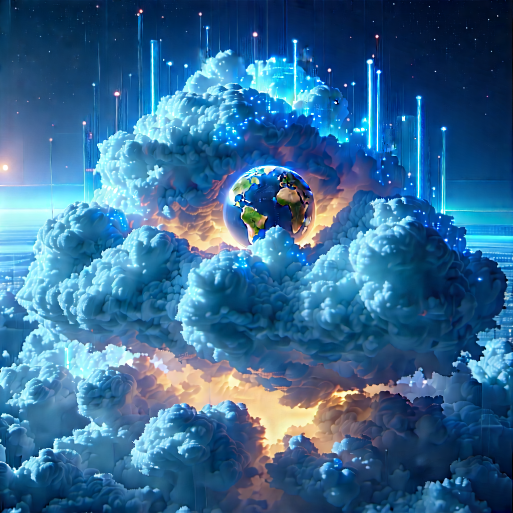Cloud Computing Visualization With Image