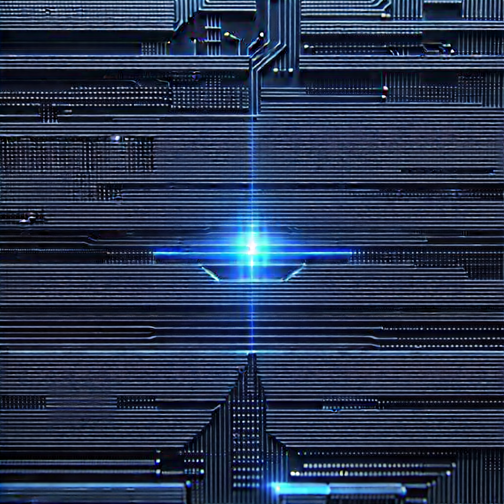 Close-up of sensor array
