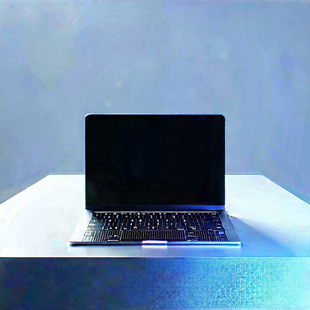 Laptop With Streaming Content With Laptop Computer