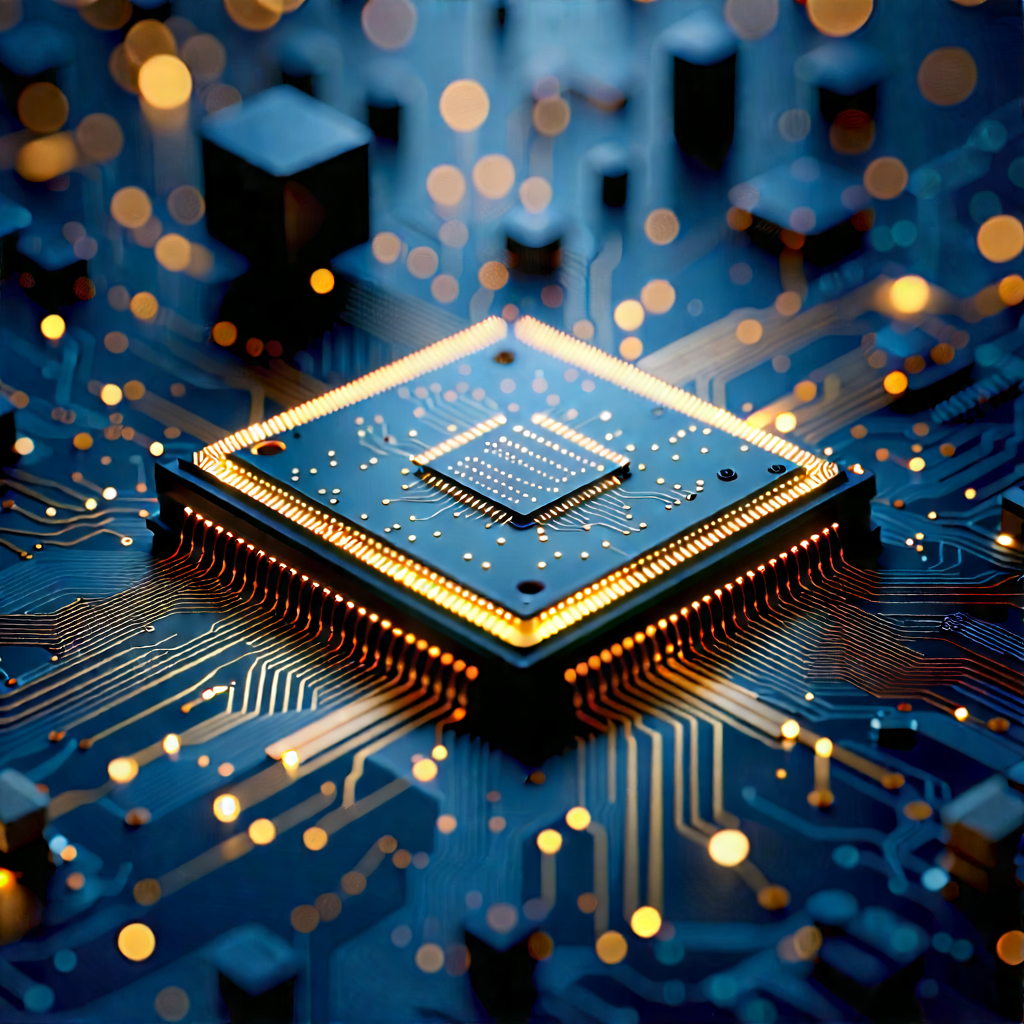 Microchip with data streams