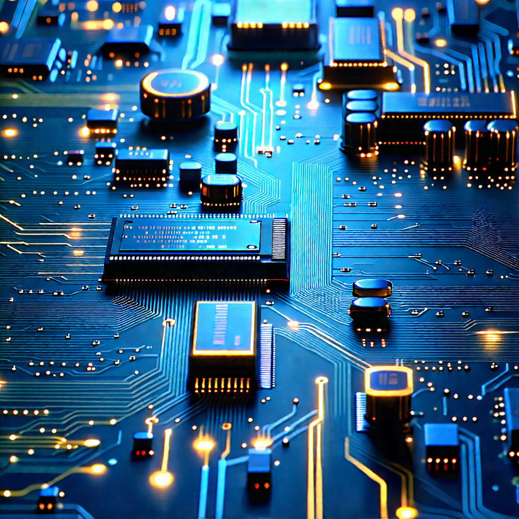 Circuit board with data streams
