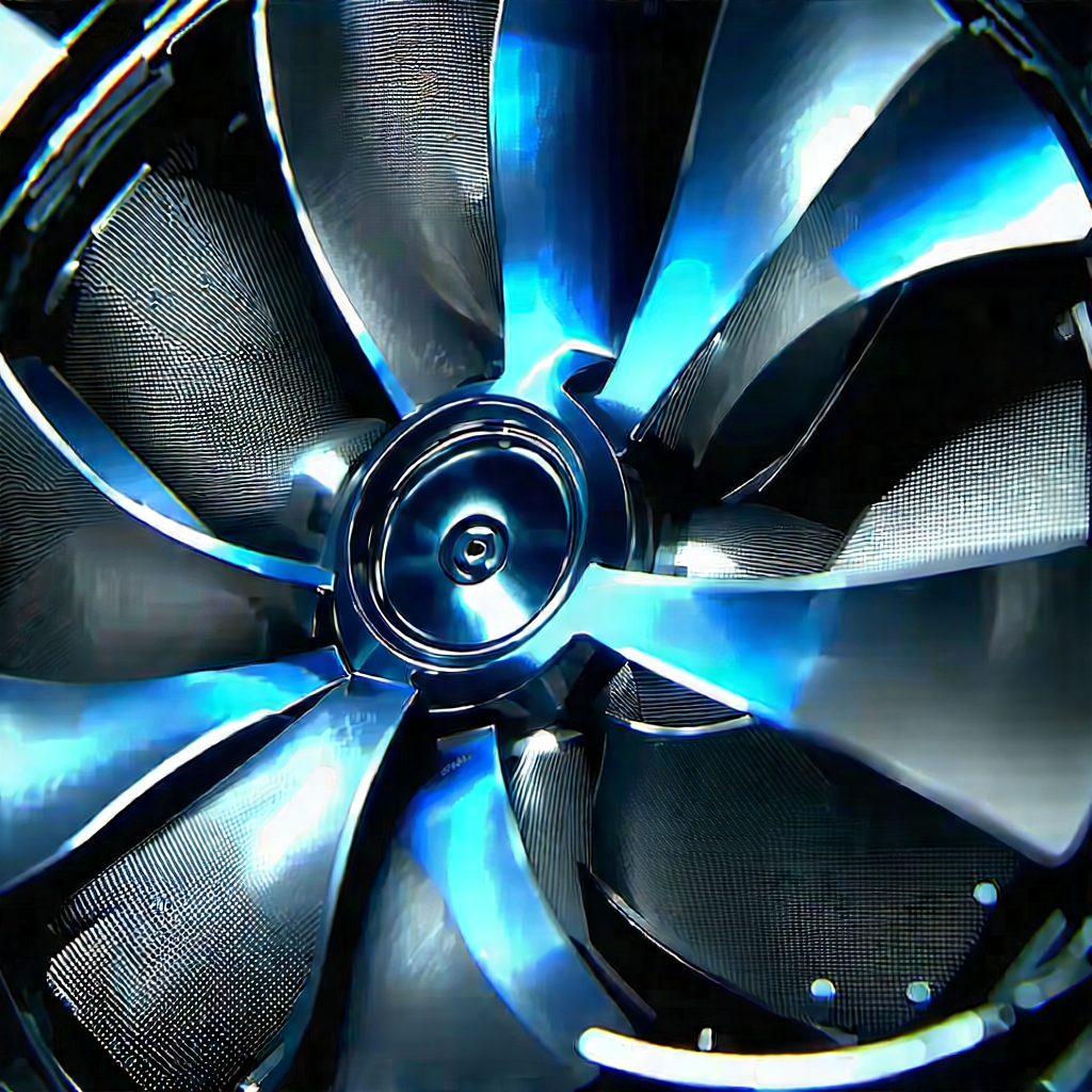 Close-up of cooling system