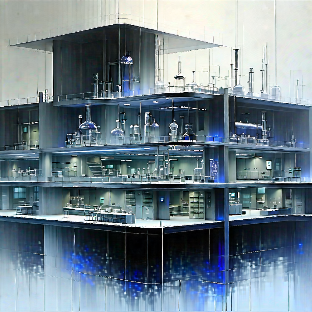 (futuristic:1.28) Research Laboratory With Painting Large