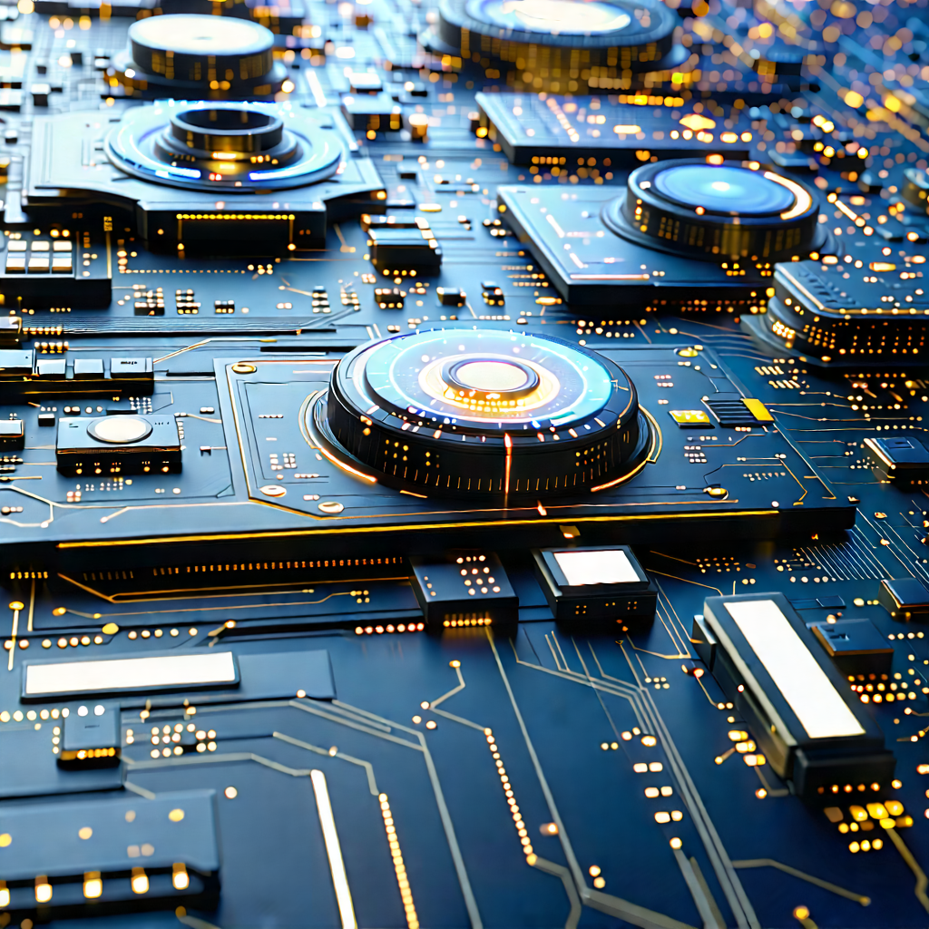 Close-up of sensor array