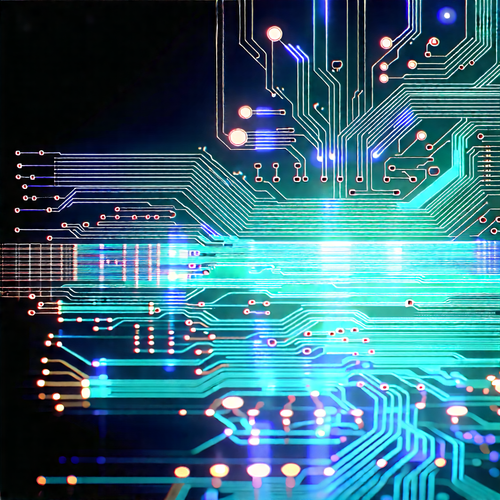 Circuit board with holographic projection