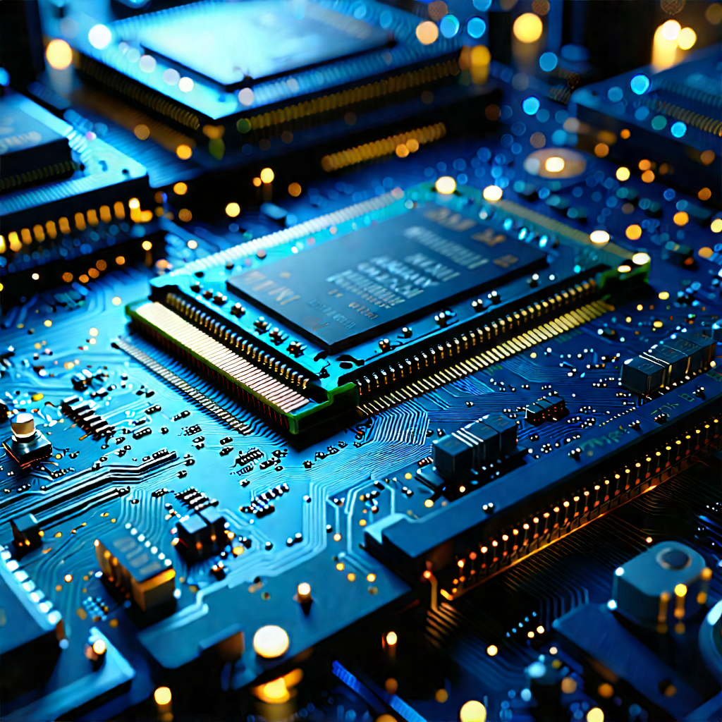 Close-up of memory module