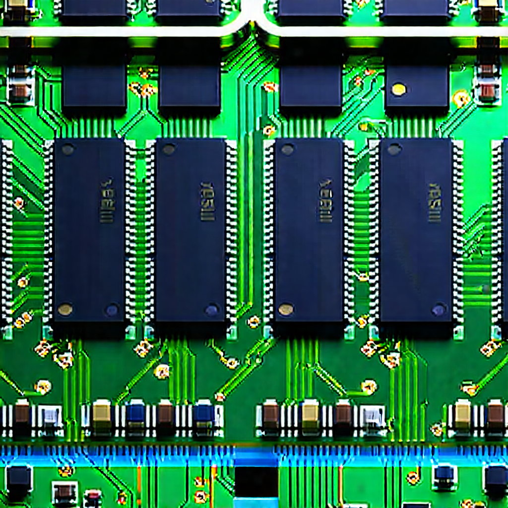 Close-up of memory module