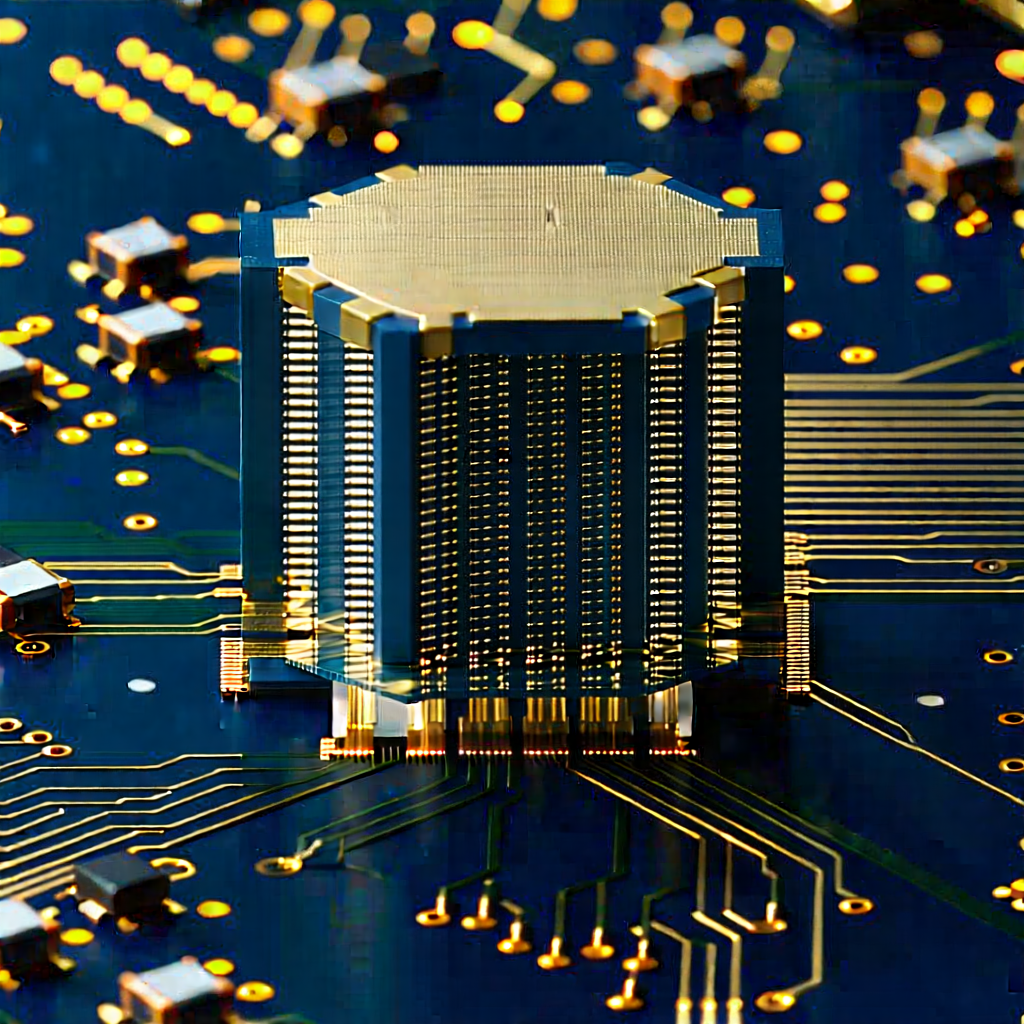 Close-up of sensor array