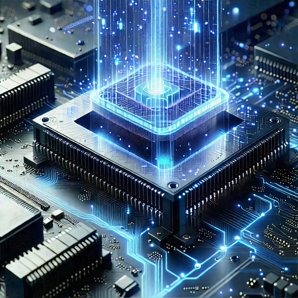 Quantum computer with data streams