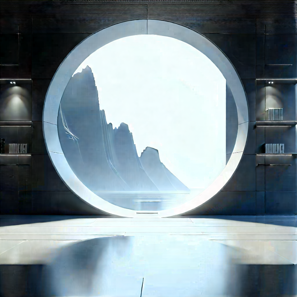 Futuristic Tech Startup Office With Image, There