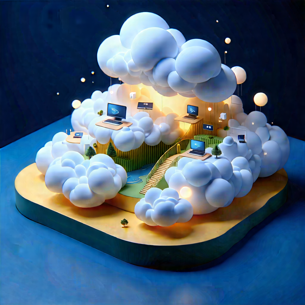 Cloud Computing Visualization With Large, Intricate
