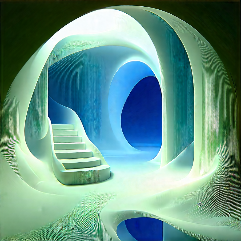Futuristic Innovation Hub With Image, There