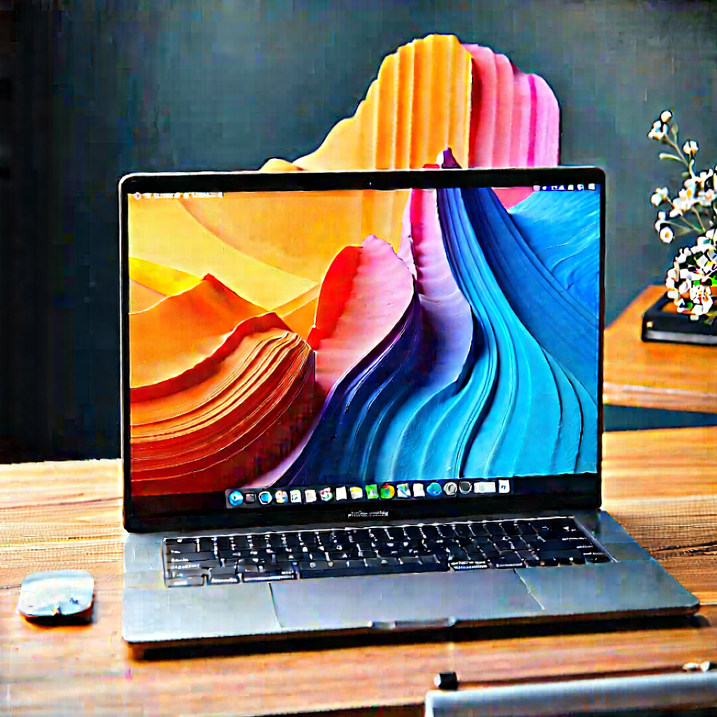 Laptop With Streaming Content With Laptop Computer