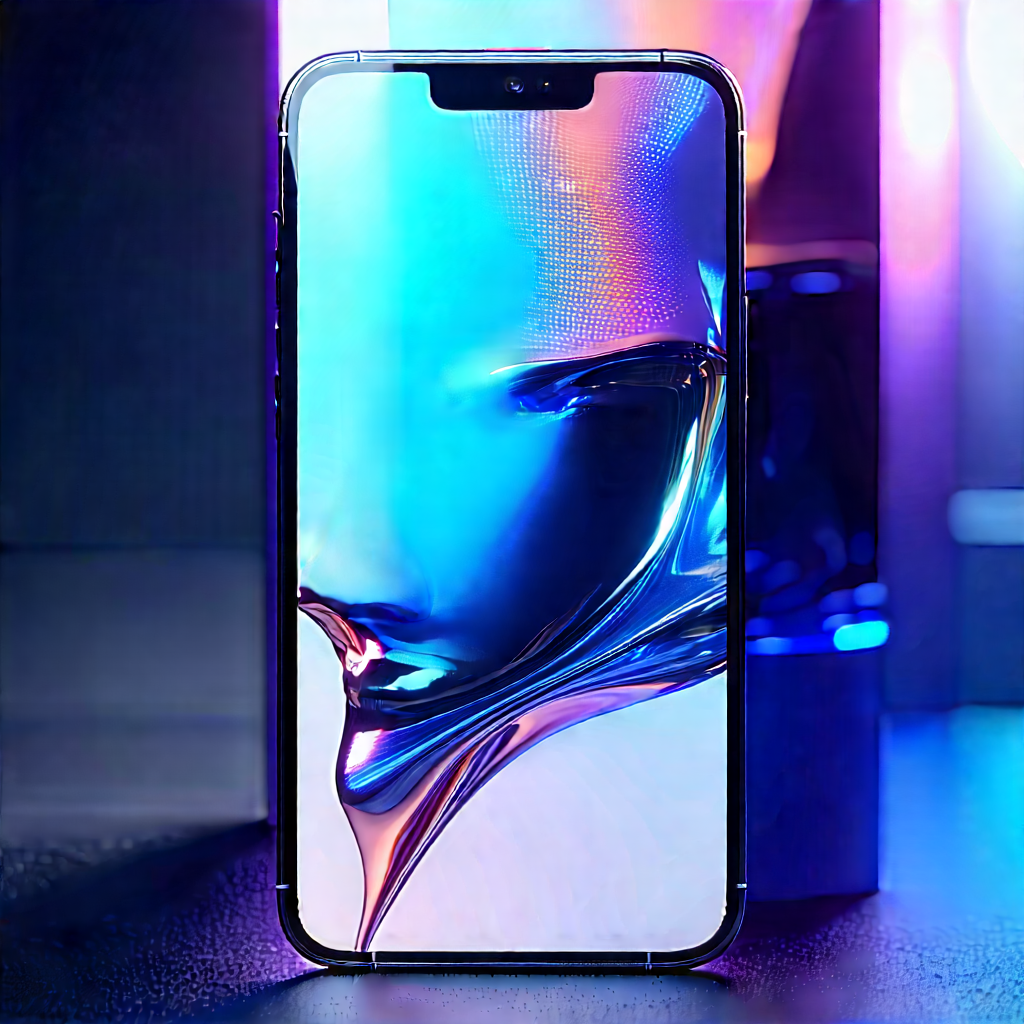 Smartphone With Streaming Content With Close-up Cell