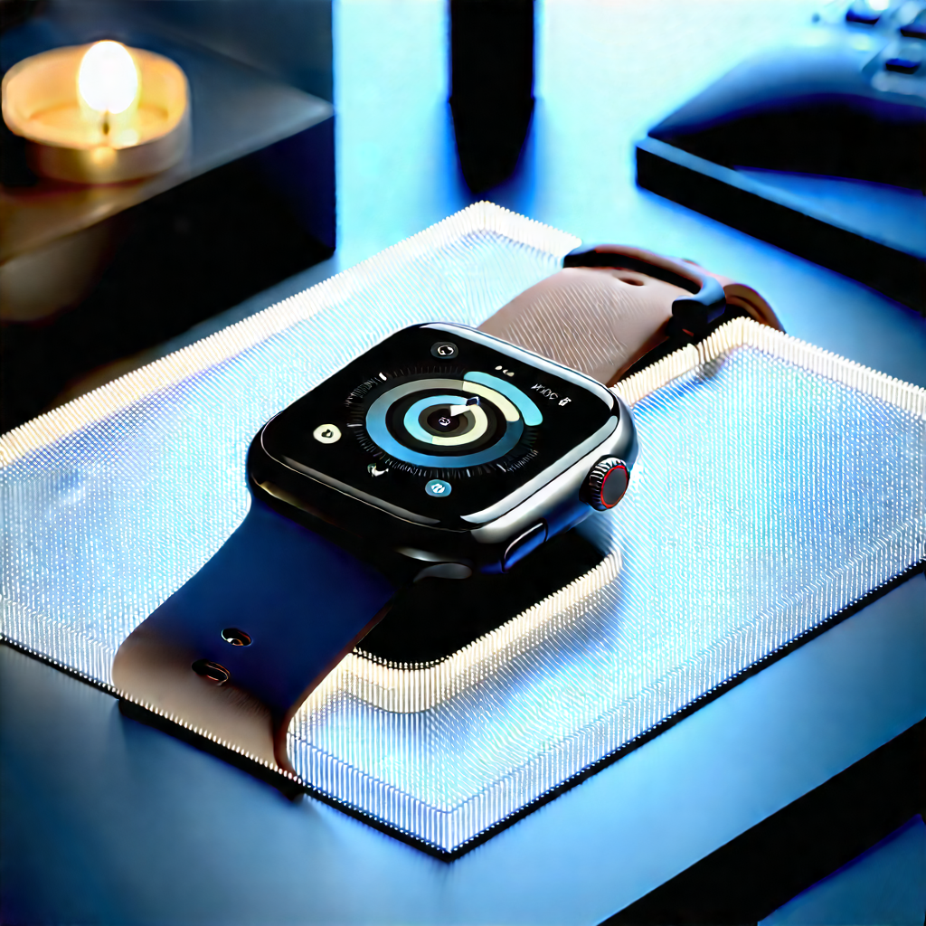 Smart Watch With User Interface With Watch Placed