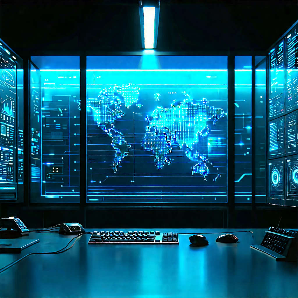 Financial technology in tech office