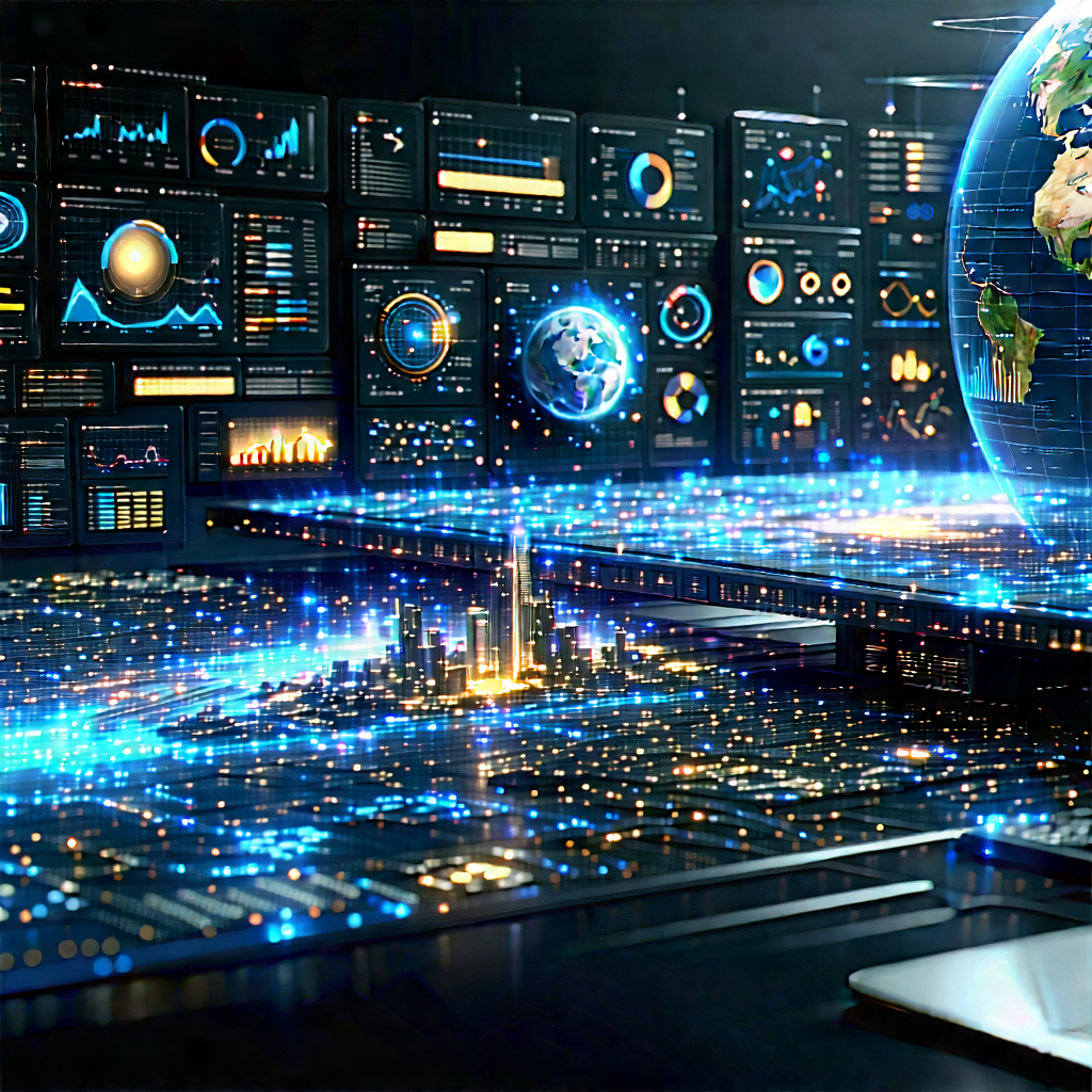 Big Data Visualization With Futuristic Display