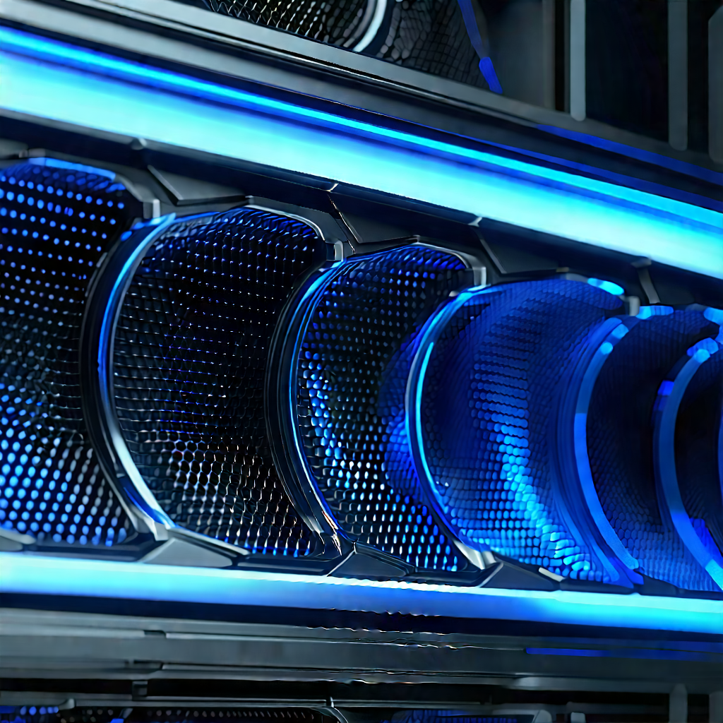 Close-up of cooling system