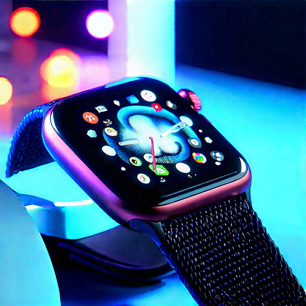 Smart watch with digital artwork