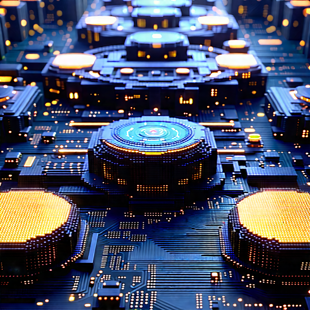 Close-up Of Sensor Array With Image, There