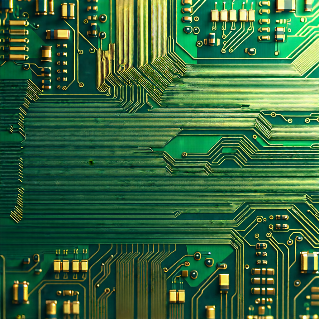 Close-up of electronic circuit